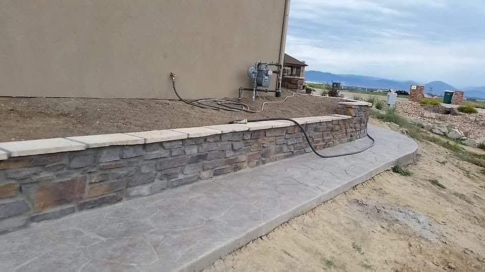 Brick Stamped Concrete — J&P Landscaping